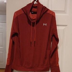 Under Armour Maroon Cowl Neck Sweatshirt